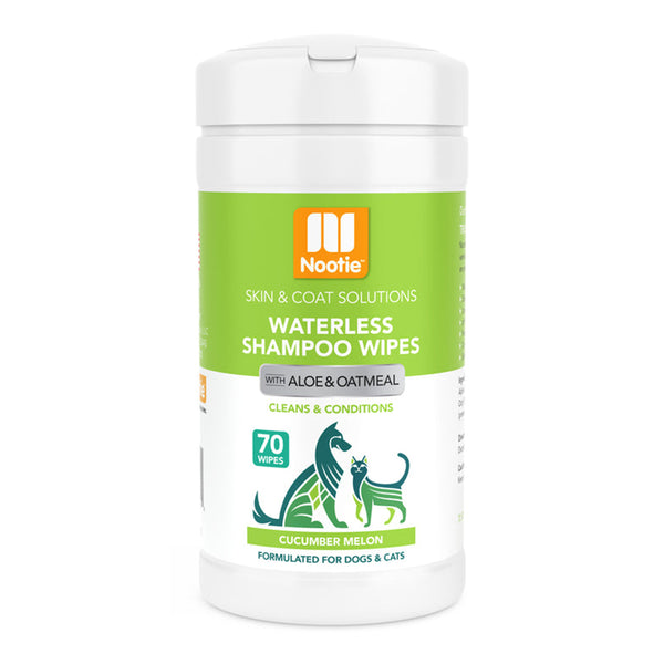 Nootie Waterless Shampoo Wipes with Aloe & Oatmeal